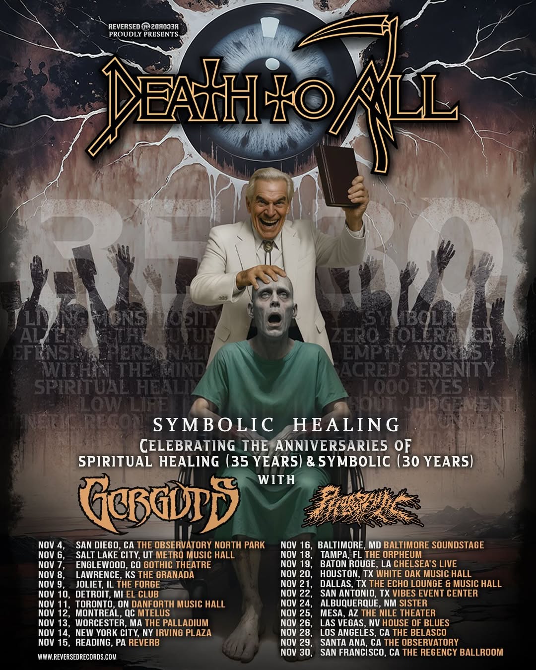 Phobophilic The Symbolic Healing Tour Tour Poster